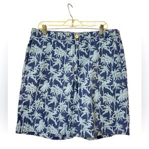 Men’s Vineyard Vines Blue Tropical Breaker Shorts—size 35